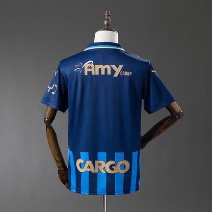 Camisola Macabi Tel Aviv FC 2025-26 Alternativa Azul Versão Adepto