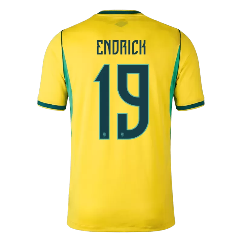 Camisola Brasil 2026 Principal Versão Adepto ENDRICK #19