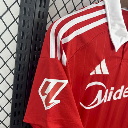 Camisola Sevilha FC  2025-26 Alternativa Vermelha Versão Adepto