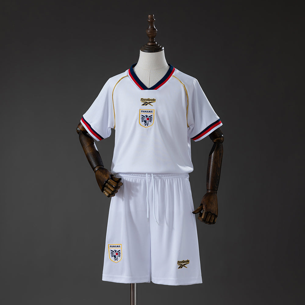 Kit Criança Panama 2026 Alternativo Branco