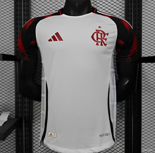 Camisola Flamengo 2025-26 Alternativa Branca Versão Jogador