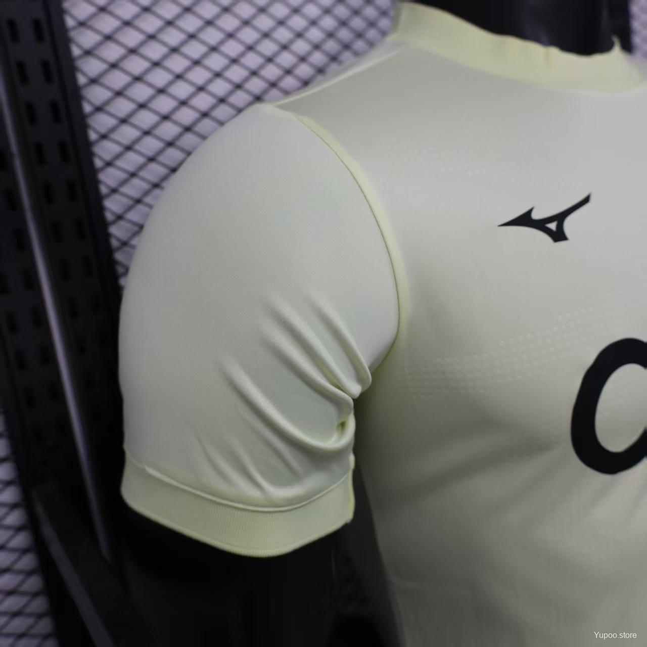 Camisola AS Monaco 2025-26 Alternativa Amarela Versão Jogador