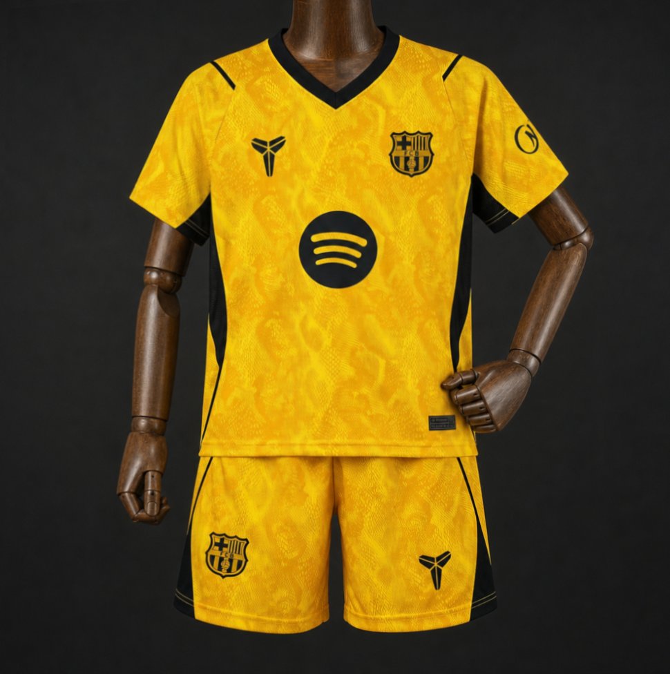 Kit Criança FC Barcelona 2026-27 Guarda-Redes