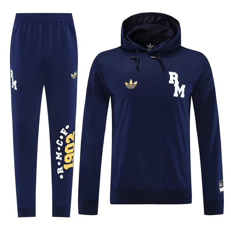 Fato de Treino Real Madrid 2025-26 - Camisola com Capuz