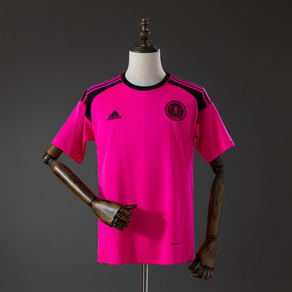 Camisola Escocia 2016 Alternativa Rosa Versão Adepto
