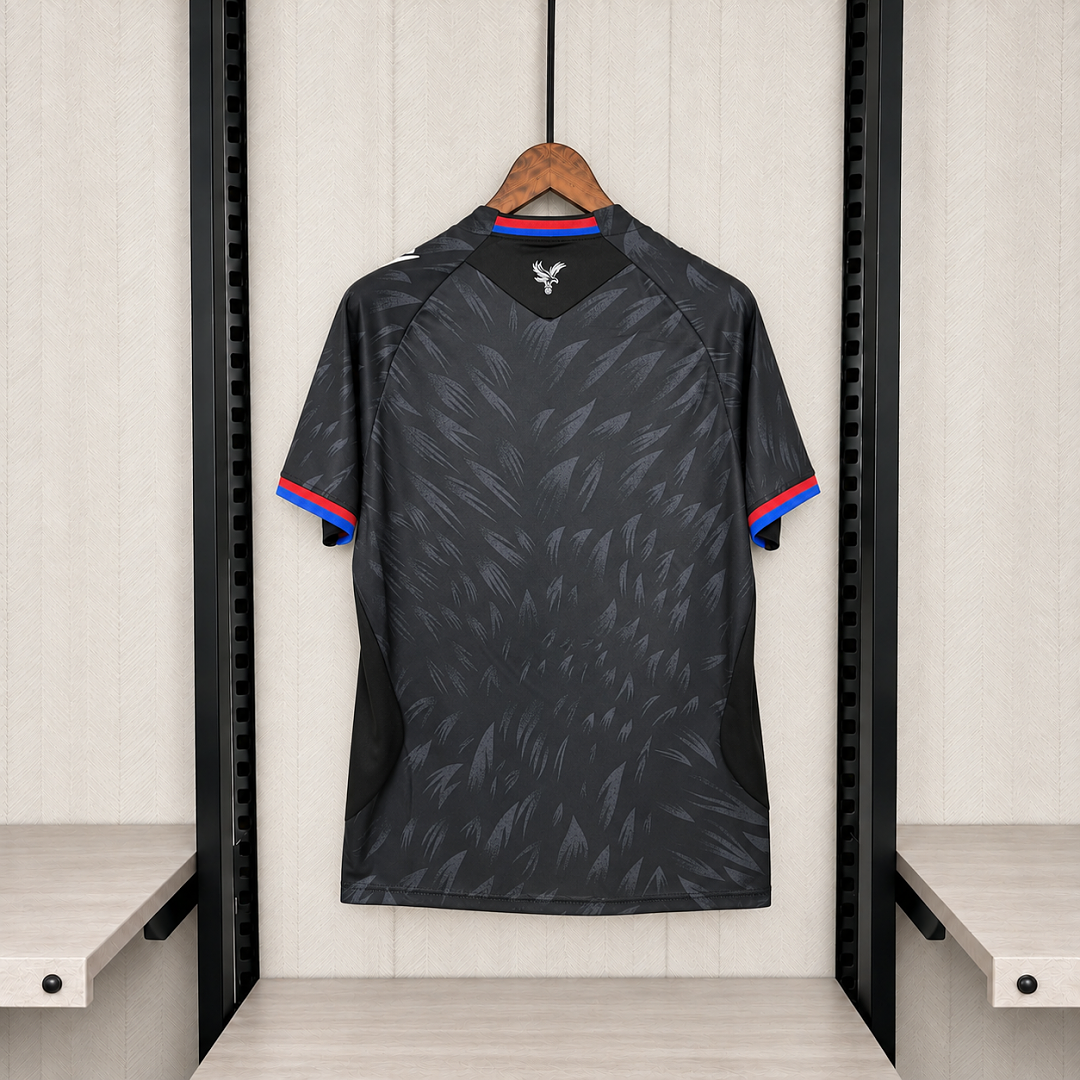 Camisola CRY-PAL 2026-27 Alternativa Preta Versão Adepto