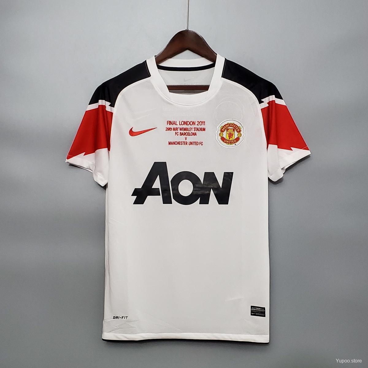 Camisola M-United 2010-11 Alternativa Final UCL