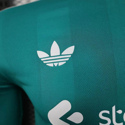 Camisola Manga Comprida LIV 2025-26 Alternativa Verde Versão Jogador