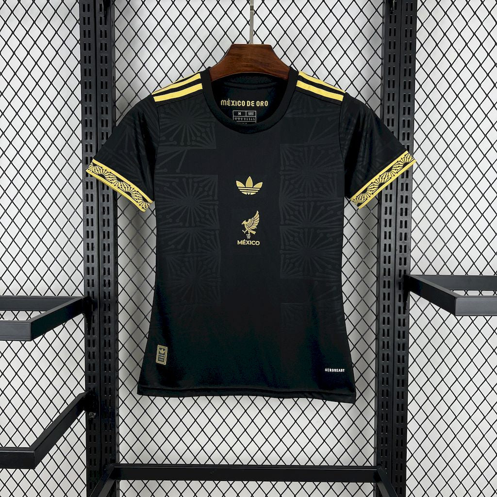 Camisola Mexico 2025 Edição Gold-Cup Versão Mulher