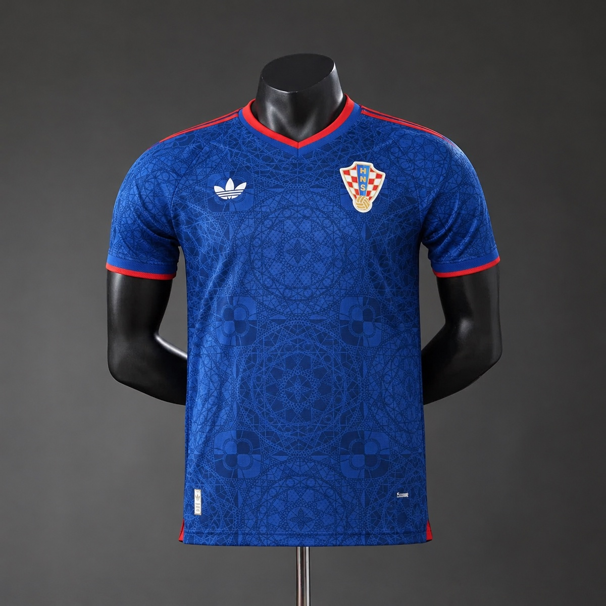 Camisola Croacia 2026-27 Alternativa Azul Versão Jogador