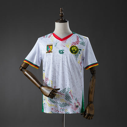 Camisola Camarões 2026 Alternativa Branca Versão Adepto