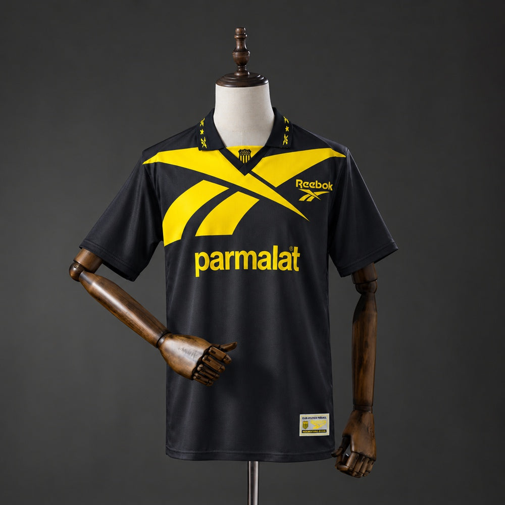 Camisola CA Penarol 1998-99 Alternativa Preta Versão Adepto