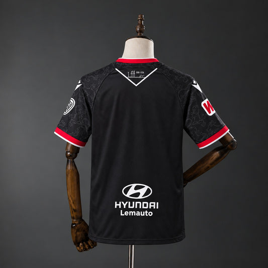 Camisola CD Leonesa 2026-27 Alternativa Preta Versão Adepto