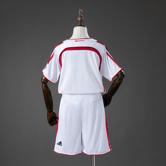 Kit Criança AC Milan 2006-07 Alternativo Final UCL