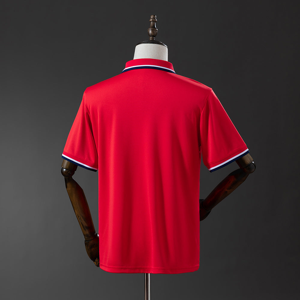 Camisola Rangers FC 2025-26 Alternativa Vermelha Versão Adepto