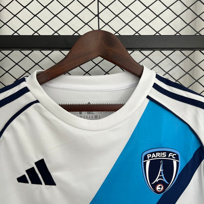 Camisola Paris FC 2025-26 Alternativa Branca Versão Adepto