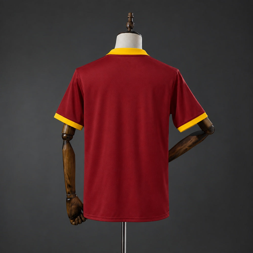 Camisola AS Roma 1989-90 Principal Versão Adepto