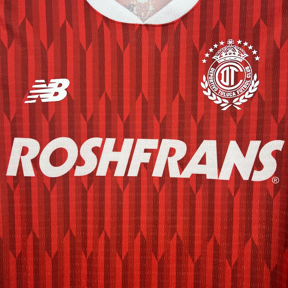 Camisola Deportivo Toluca 2025-26 Principal Versão Adepto