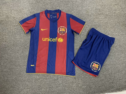 Kit Criança FC Barcelona 2007-08 Principal
