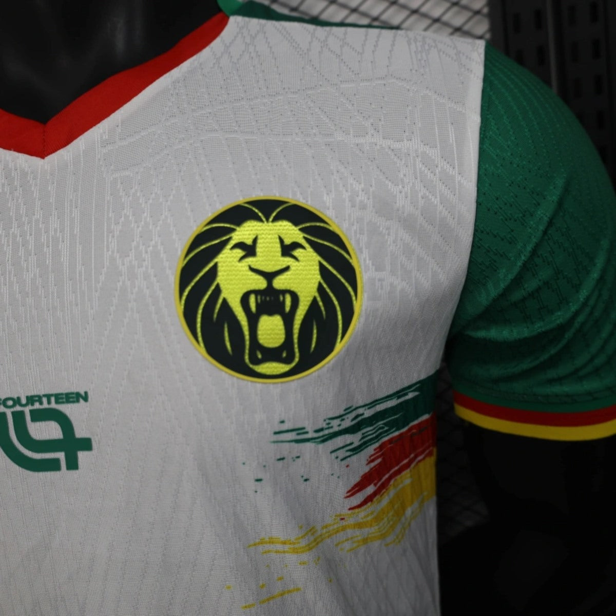 Camisola Camarões 2025 Alternativa Branca Versão Jogador