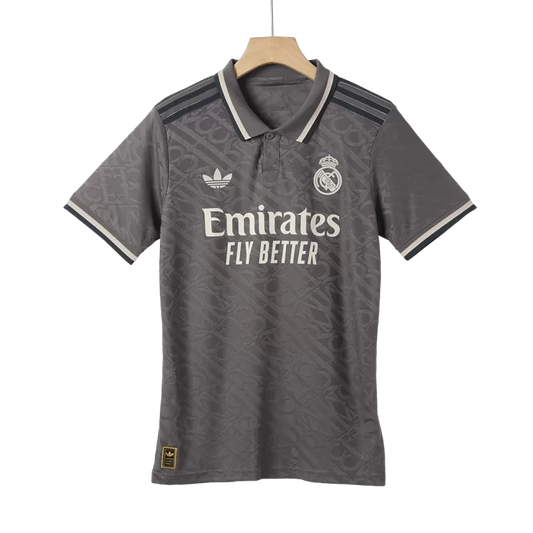 Camisola Real Madrid CF  2024-25 Alternativa Preta Versão Adepto MBAPPÉ #9