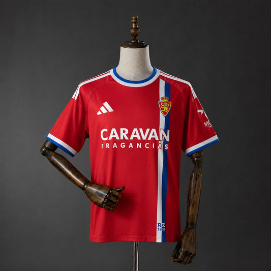 Camisola Real Saragoça 2026-27 Alternativa Vermelha Versão Adepto