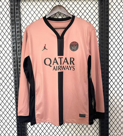 Camisola Manga Comprida FC Paris Saint-Germain 2024-25 Alternativa Laranja Versão Adepto