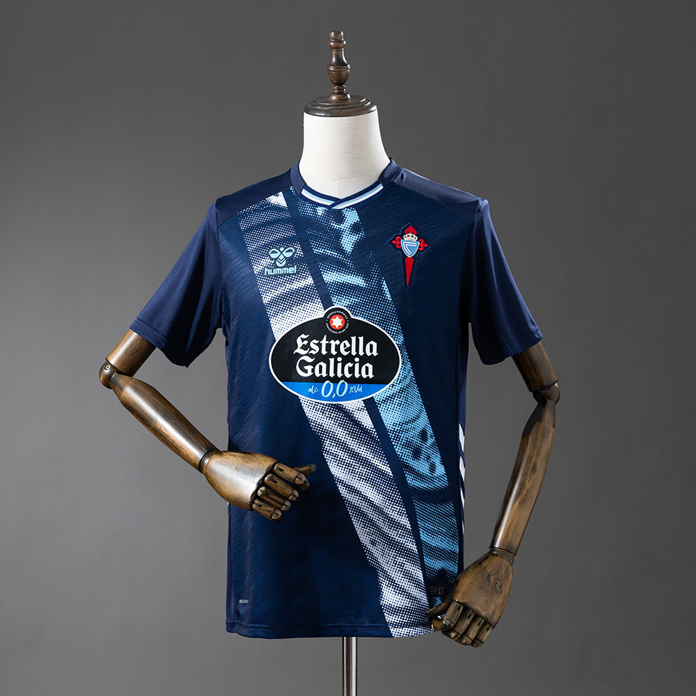 Camisola Celta Vigo 2025-26 Alternativa Azul Versão Adepto