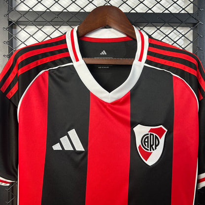 Camisola CA River Plate 2025-26 Alternativa Preta Versão Adepto