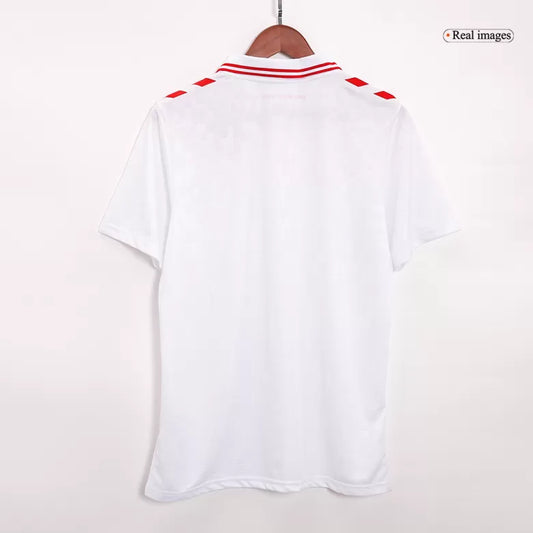 Camisola Dinamarca 2024 Alternativa Branca Versão Adepto