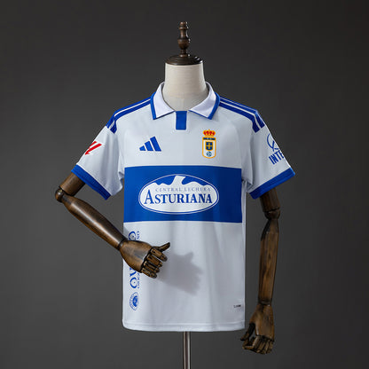 Camisola Real Oviedo 2026-27 Alternativa Branca Versão Adepto