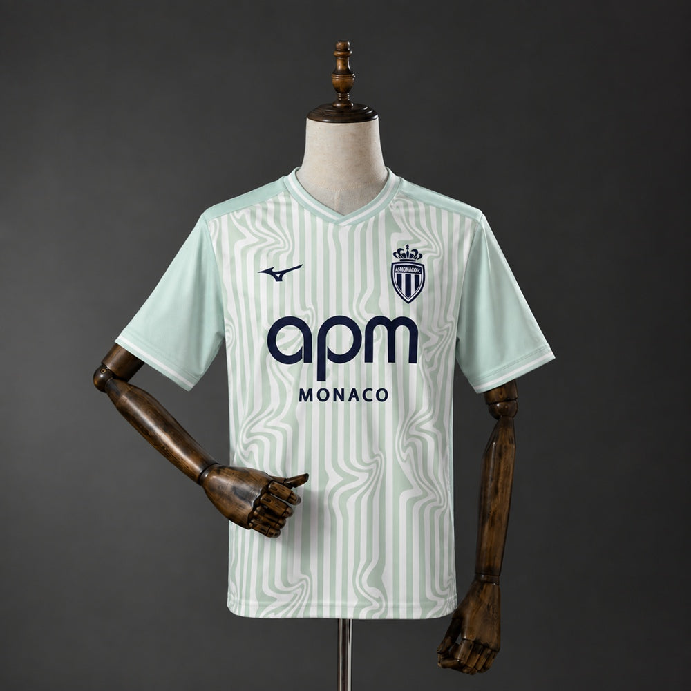 Camisola AS Monaco 2026-27 Alternativa Verde Versão Adepto