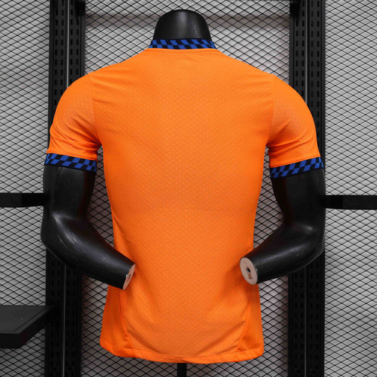 Camisola Olympique Marselha 2024-25 Alternativa Laranja Versão Jogador