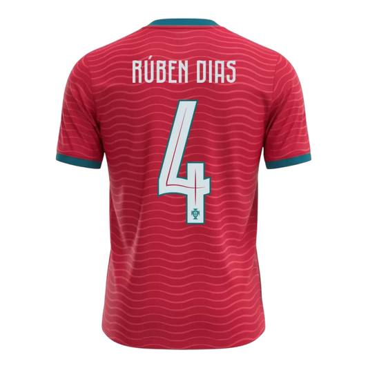 Camisola Portugal 2026 Principal Versão Adepto RÚBEN DIAS #4