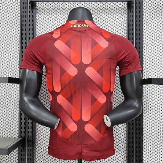 Camisola Alemanha 2025 Alternativa Vermelha Versão Jogador
