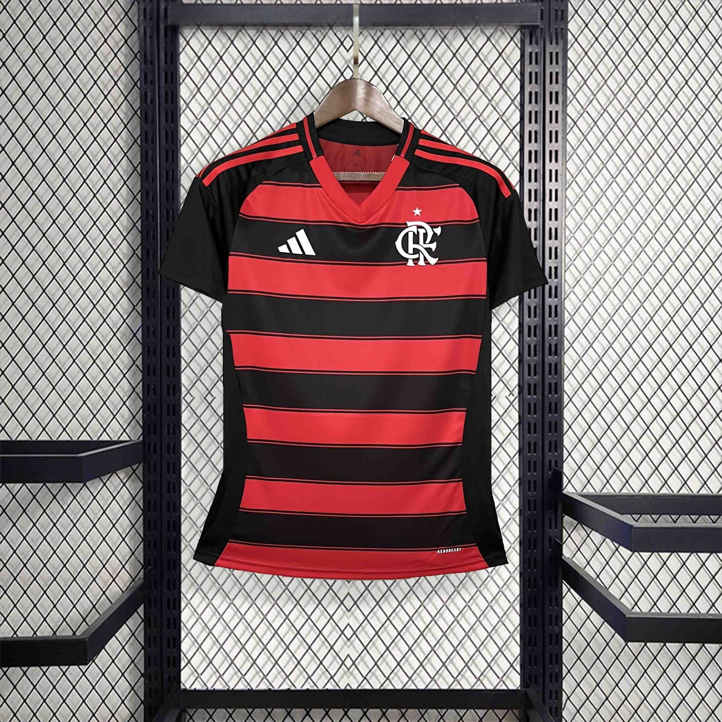 Camisola CR Flamengo 2025-26 Principal Lisa Versão Mulher
