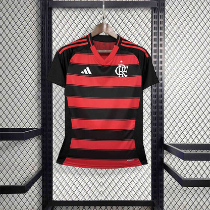 Camisola CR Flamengo 2025-26 Principal Lisa Versão Mulher