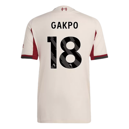 Camisola LIV 2025-26 Alternativa Beje Versão Adepto GAKPO #18