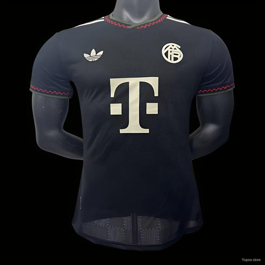 Camisola FC Bayern 2025-26 Alternativa Preta Versão Jogador