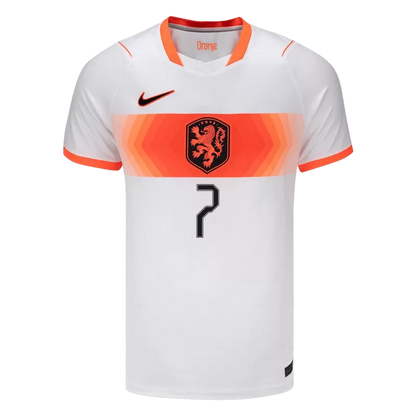 Camisola Paises Baixos 2026 Alternativa Branca Versão Adepto XAVI #7