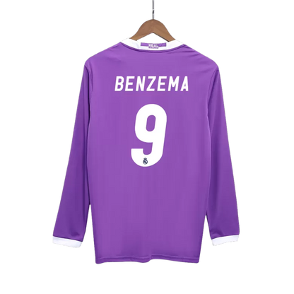 Camisola Manga Comprida Real Madrid 2016-17 Alternativa BENZEMA #9