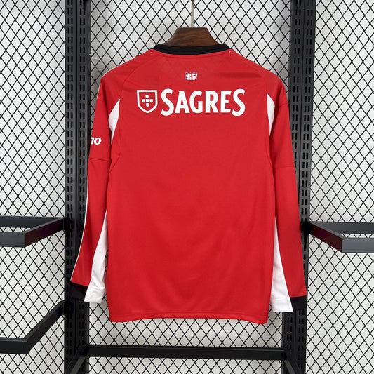 Camisola Manga Comprida SLB 2025-26 Principal Versão Adepto
