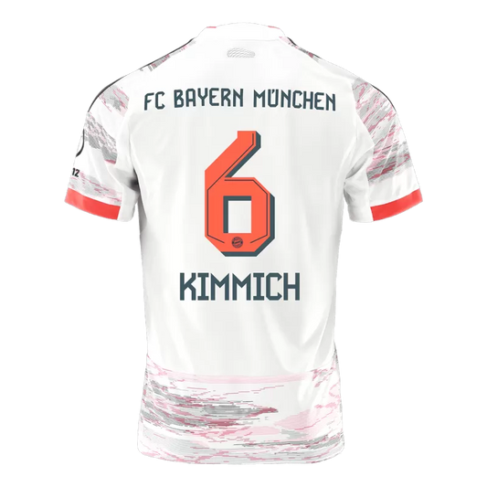 Camisola FC Bayern 2025-26 Alternativa Creme Versão Adepto KIMMICH #6