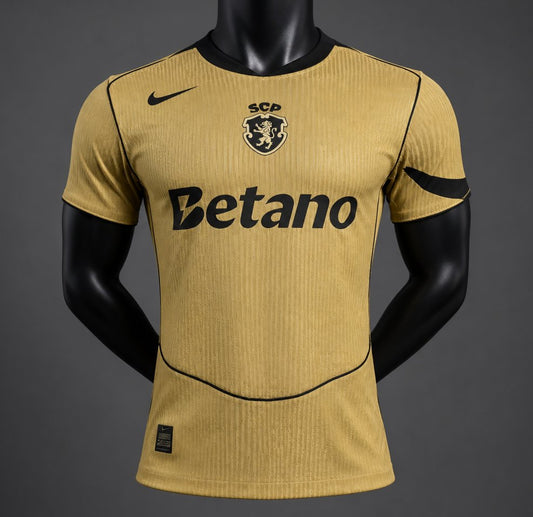 Camisola S.C.P. 2026-27 Alternativa Amarela Versão Jogador