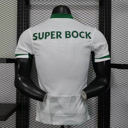 Camisola SCP 2025-26 Alternativa Branca Versão Jogador