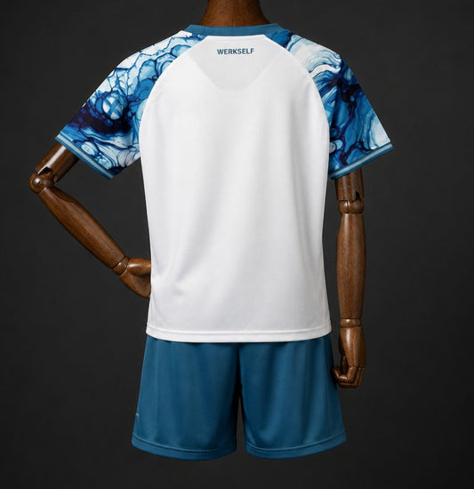 Kit Criança Bayer 04 Leverkusen 2026-27 Alternativo Branco
