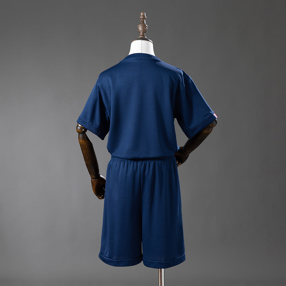Kit Criança FC Paris Saint-Germain 2025-26 Principal JOÃO NEVES #87 (Entrega Imediata)
