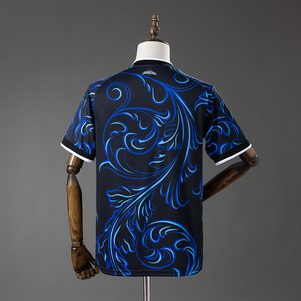Camisola Argentina 2026 Alternativa Azul Versão Adepto