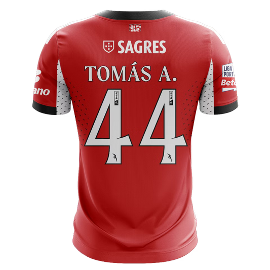 Camisola SLB 2025-26 Principal Versão Adepto TOMÁS A. #44