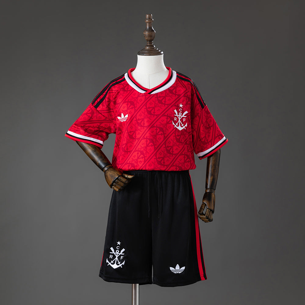 Kit Criança CR Flamengo 2026-27 Alternativo Vermelho